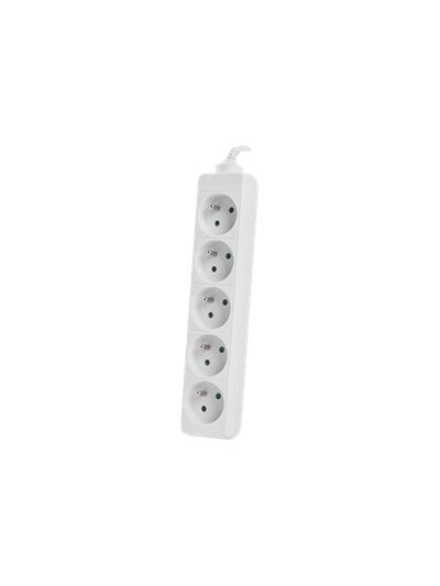 Lanberg Cable Power Strip, 5X French Outlets Quality-Grade Copper, 1.5 m | PS0-05E-0150-W 1
