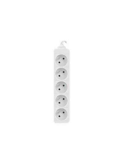 Lanberg Cable Power Strip, 5X French Outlets Quality-Grade Copper, 1.5 m | PS0-05E-0150-W 2