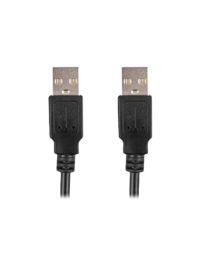 Lanberg | Cable USB-A 2.0 | CA-USBA-20CU-0018-BK | USB Type-A to USB Type-A 1 Lanberg | Cable USB-A 2.0 | CA-USBA-20CU-0018-BK | USB Type-A to USB Type-A 1