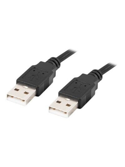 Lanberg | Cable USB-A 2.0 | CA-USBA-20CU-0018-BK | USB Type-A to USB Type-A