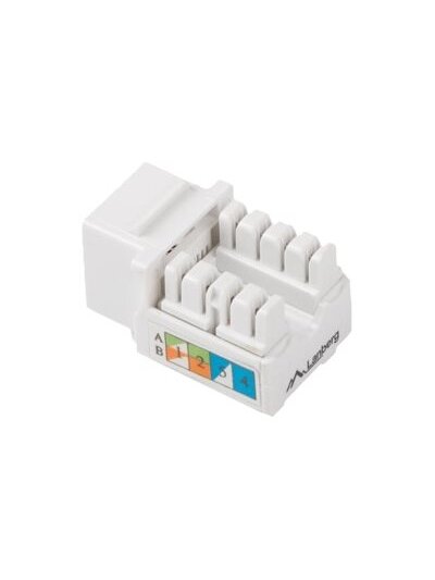 Lanberg | Keystone Module RJ45 to LSA CAT.5E, UTP | KSU5-1090 | White 1