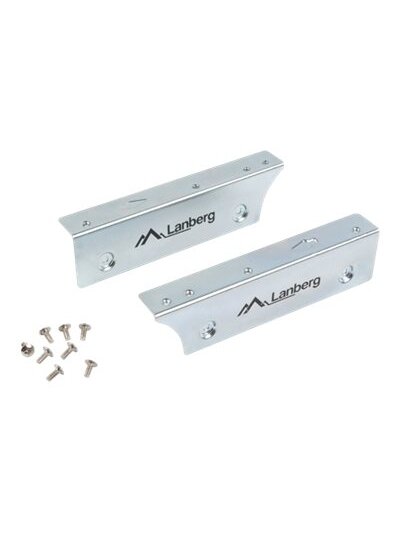 Lanberg Mounting Frame for 2.5" SSD/HDD to 3.5" Bay | IF-35-25 | Silver 3