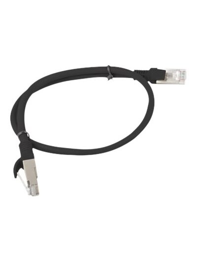Lanberg | Patchcord CAT.5E UTP | PCU5-10CC-0050-BK | 0.5 m | Black 1 Lanberg | Patchcord CAT.5E UTP | PCU5-10CC-0050-BK | 0.5 m | Black 1