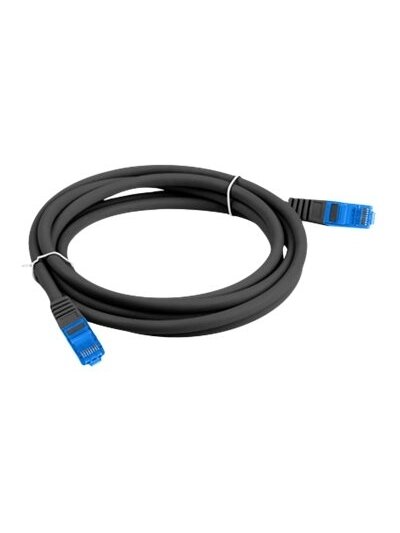 Lanberg | Patchcord Cat.6A S/FTP LSZH CCA | PCF6A-10CC-0200-BK | 2 m | Black 2