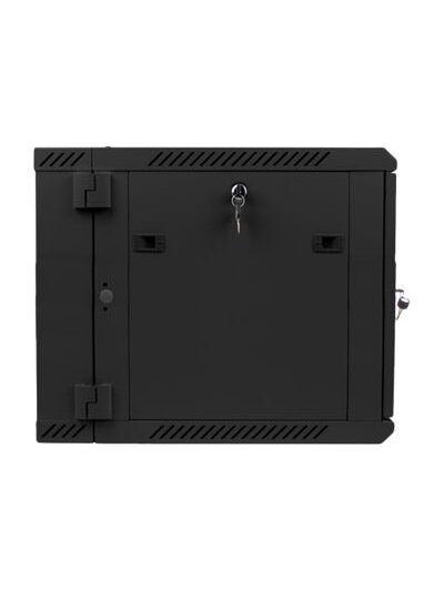 Lanberg | Rack cabinet 19" double-section wall-mount 9U/600x600 (flat pack) | WF02-6609-10B | Black 5 Lanberg | Rack cabinet 19" double-section wall-mount 9U/600x600 (flat pack) | WF02-6609-10B | Black 5