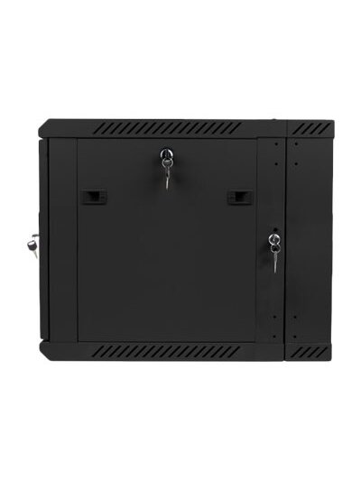 Lanberg | Rack cabinet 19" double-section wall-mount 9U/600x600 (flat pack) | WF02-6609-10B | Black 6 Lanberg | Rack cabinet 19" double-section wall-mount 9U/600x600 (flat pack) | WF02-6609-10B | Black 6