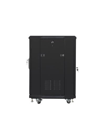 Lanberg | Rack cabinet 19" free-standing 15U/600x600 (flat pack) | FF01-6615-12B | Black 4 Lanberg | Rack cabinet 19" free-standing 15U/600x600 (flat pack) | FF01-6615-12B | Black 4