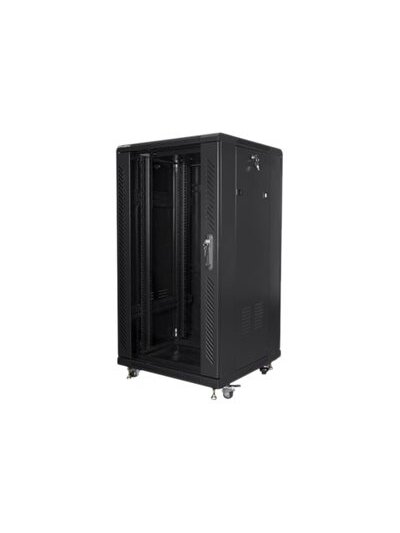 Lanberg | Rack cabinet 19" free-standing 22U/600x600 (flat pack) | FF01-6622-12B | Black