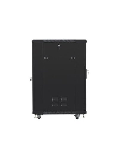 Lanberg | Rack cabinet 19" free-standing 22U/600x800 (flat pack) | FF01-6822-12B | Black 3 Lanberg | Rack cabinet 19" free-standing 22U/600x800 (flat pack) | FF01-6822-12B | Black 3