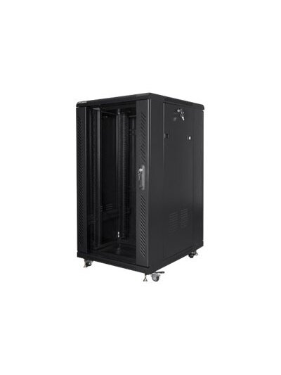Lanberg | Rack cabinet 19" free-standing 22U/600x800 (flat pack) | FF01-6822-12B | Black Lanberg | Rack cabinet 19" free-standing 22U/600x800 (flat pack) | FF01-6822-12B | Black