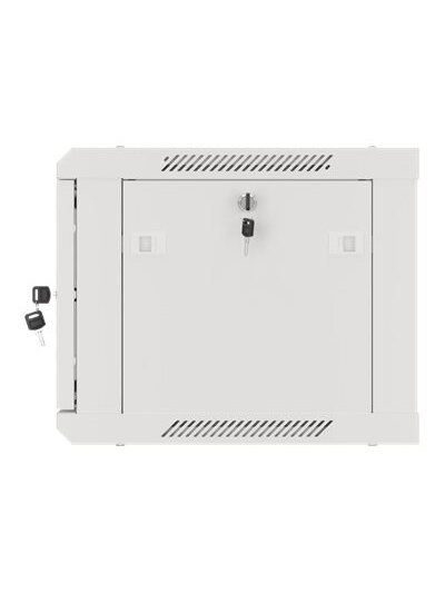 Lanberg | Rack cabinet 19" wall-mount 6U/600x450 for self-assembly with metal door (flat pack) | WF01-6406-00S | Grey 11 Lanberg | Rack cabinet 19" wall-mount 6U/600x450 for self-assembly with metal door (flat pack) | WF01-6406-00S | Grey 11