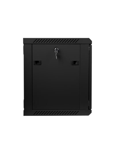 Lanberg | Rack cabinet 19" wall-mount 9U/600x450 (flat pack) | WF01-6409-10B | Black 3 Lanberg | Rack cabinet 19" wall-mount 9U/600x450 (flat pack) | WF01-6409-10B | Black 3