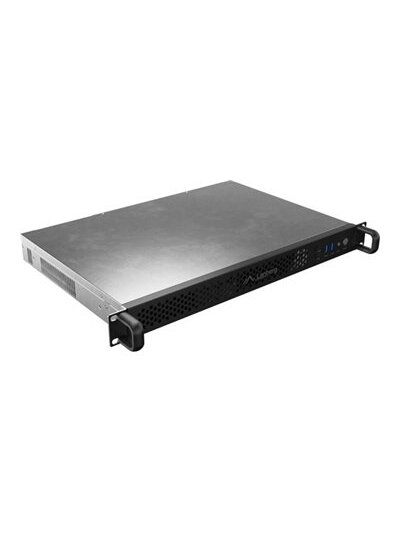 Lanberg Rackmount server chassis ITX 300/10 19"/1U | SC01-3001-10B | Black