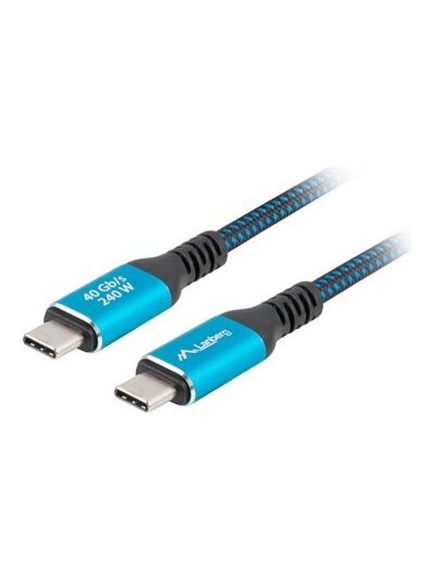 Lanberg | USB-C M/M 4.0 CABLE 240W 8K 60HZ | CA-CMCM-44CU-0005-BK