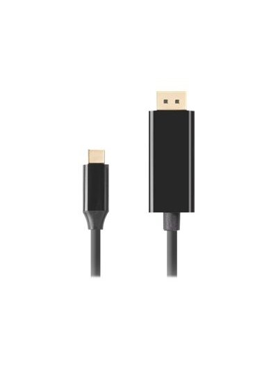 Lanberg USB-C to DisplayPort Cable, 1.8 m 4K/60Hz, Black | Lanberg | USB-C to DisplayPort Cable | CA-CMDP-10CU-0018-BK | Black | 1.8 m