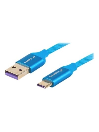 Lanberg | USB Type-C to USB Type-A 2.0 Cable Blue QC 3.0 Premium, 1.8 m | CA-USBO-22CU-0018-BL | USB Type-C to USB Type-A Lanberg | USB Type-C to USB Type-A 2.0 Cable Blue QC 3.0 Premium, 1.8 m | CA-USBO-22CU-0018-BL | USB Type-C to USB Type-A