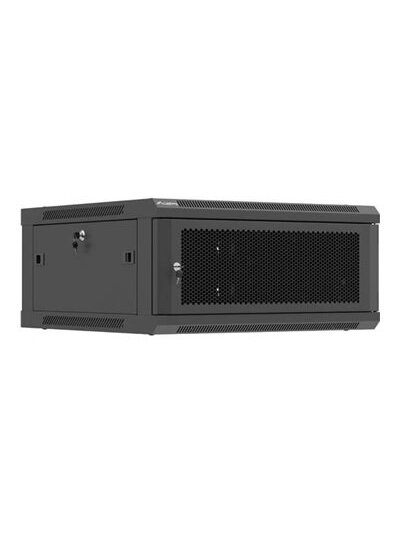 Lanberg Wall mounted installation cabinet 19" 4U 600X600 | WF01-6604-23B | Black