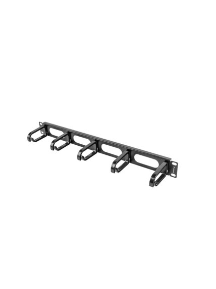 Lanberg 19" cable management panel 5 rings - type B 1U | AK-1205-B | Black 2 Lanberg 19" cable management panel 5 rings - type B 1U | AK-1205-B | Black 2