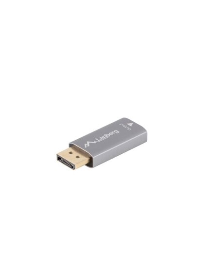 Lanberg Displayport (M) to HDMI (F) Adapter 4K, Silver | AD-DP-HD-01 1 Lanberg Displayport (M) to HDMI (F) Adapter 4K, Silver | AD-DP-HD-01 1