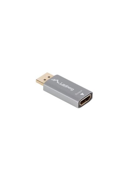 Lanberg Displayport (M) to HDMI (F) Adapter 8K, Silver | AD-DP-HD-03 2 Lanberg Displayport (M) to HDMI (F) Adapter 8K, Silver | AD-DP-HD-03 2