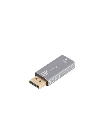 Lanberg Displayport (M) to HDMI (F) Adapter 8K, Silver | AD-DP-HD-03 Lanberg Displayport (M) to HDMI (F) Adapter 8K, Silver | AD-DP-HD-03