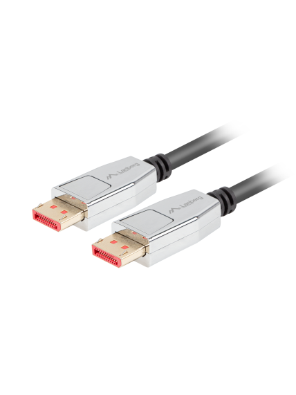 Lanberg DisplayPort M/M Cable 20 PIN V1.4 8K 60HZ | CA-DPDP-20CU-0018-BK | DisplayPort to DisplayPort | 1.8 m Lanberg DisplayPort M/M Cable 20 PIN V1.4 8K 60HZ | CA-DPDP-20CU-0018-BK | DisplayPort to DisplayPort | 1.8 m