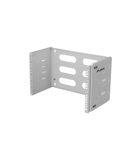 Lanberg Folding Bracket Wall-mount 19" 6U | FB01-5406-10S | Grey 1