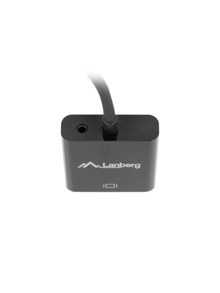 Lanberg HDMI, Mini Jack 3.5 mm, VGA Adapter | AD-0017-BK | 20 m 1 Lanberg HDMI, Mini Jack 3.5 mm, VGA Adapter | AD-0017-BK | 20 m 1