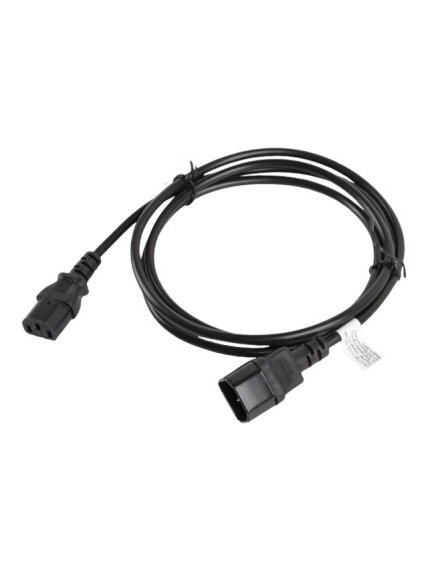 Lanberg | IEC 320 C13 to C14 Cable | CA-C13E-11CC-0018-BK Lanberg | IEC 320 C13 to C14 Cable | CA-C13E-11CC-0018-BK