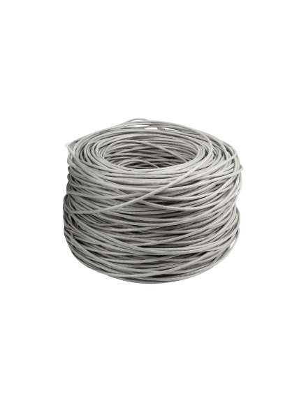 Lanberg Lan Cable Cat.6 UTP 305M Solid CU LSZH Grey CPR+ Fluke Passed | LCU6L-11CU-0305-S 4
