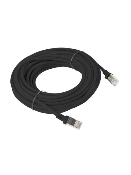 Lanberg | Patchcord CAT.5E UTP | PCU5-10CC-1000-BK | 10 m | Black 1 Lanberg | Patchcord CAT.5E UTP | PCU5-10CC-1000-BK | 10 m | Black 1