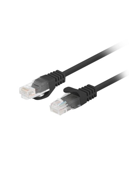 Lanberg Patchcord CAT.6 UTP 0.25M fluke passed 10-pack, Black | PCU6-20CC-0025-BK 1