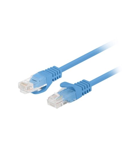 Lanberg Patchcord CAT.6 UTP 0.25M fluke passed 10-pack, Blue | PCU6-20CC-0025-B 1