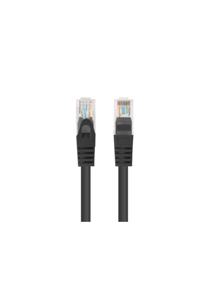 Lanberg Patchcord CAT.6 UTP 0.5M fluke passed 10-pack, Black | PCU6-20CC-0050-BK Lanberg Patchcord CAT.6 UTP 0.5M fluke passed 10-pack, Black | PCU6-20CC-0050-BK