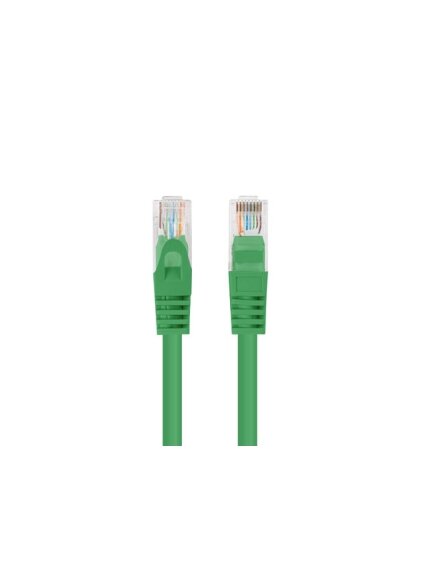 Lanberg Patchcord CAT.6 UTP 1.5M fluke passed 10-pack, Green | PCU6-20CC-0150-G