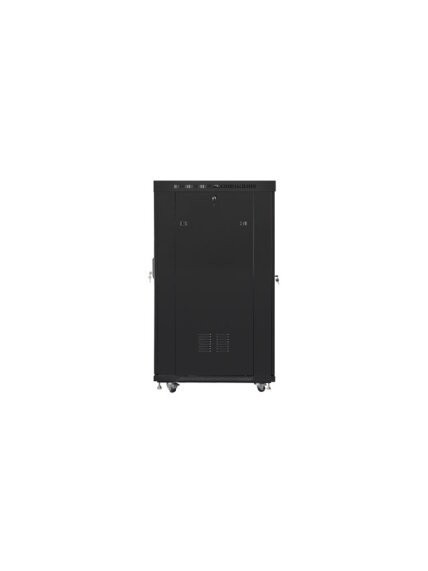 Lanberg | Rack cabinet 19" free-standing 22U/800x1000 (flat pack) with mesh door | FF01-8022-23BL | Black 3 Lanberg | Rack cabinet 19" free-standing 22U/800x1000 (flat pack) with mesh door | FF01-8022-23BL | Black 3