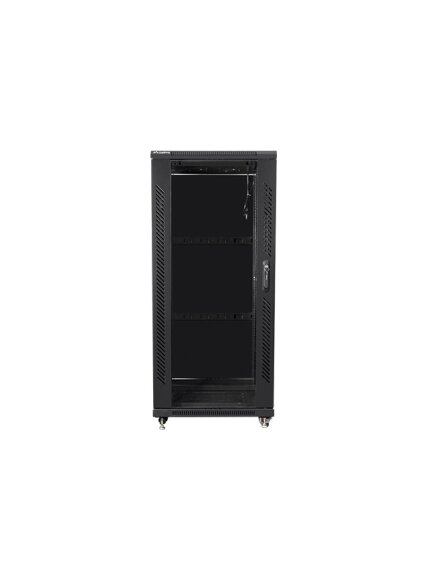 Lanberg | Rack cabinet 19" free-standing 27U/600x600 (flat pack) | FF01-6627-12B | Black 2 Lanberg | Rack cabinet 19" free-standing 27U/600x600 (flat pack) | FF01-6627-12B | Black 2