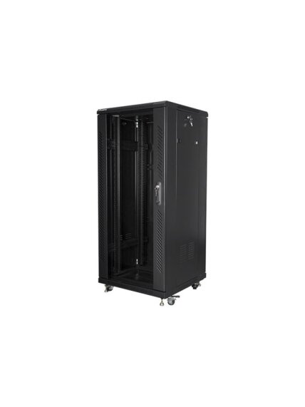 Lanberg | Rack cabinet 19" free-standing 27U/600x600 (flat pack) | FF01-6627-12B | Black