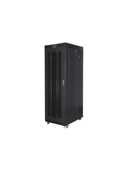Lanberg | Rack cabinet 19" free-standing 27U/800x1200 (flat pack) with mesh door, LCD | FF01-8227-23BL | Black Lanberg | Rack cabinet 19" free-standing 27U/800x1200 (flat pack) with mesh door, LCD | FF01-8227-23BL | Black