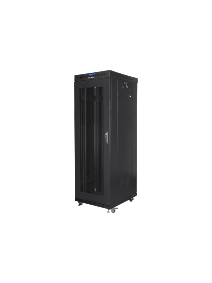 Lanberg | Rack cabinet 19" free-standing 37U/600x800 (flat pack) with mesh door, LCD | FF01-6837-23BL | Black Lanberg | Rack cabinet 19" free-standing 37U/600x800 (flat pack) with mesh door, LCD | FF01-6837-23BL | Black