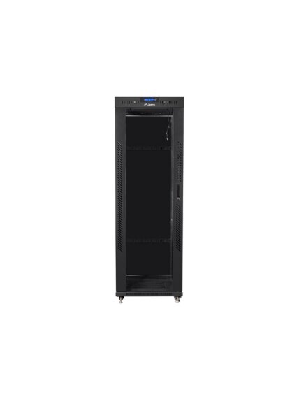Lanberg | Rack cabinet 19" free-standing 37U/800x1000 (flat pack) with glass door, LCD | FF01-8037-12BL | Black 2