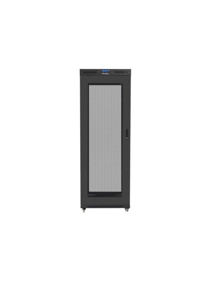 Lanberg | Rack cabinet 19" free-standing 37U/800x1000 (flat pack) with glass door lCD V2 | FF01-8037-23BL | Black 1 Lanberg | Rack cabinet 19" free-standing 37U/800x1000 (flat pack) with glass door lCD V2 | FF01-8037-23BL | Black 1