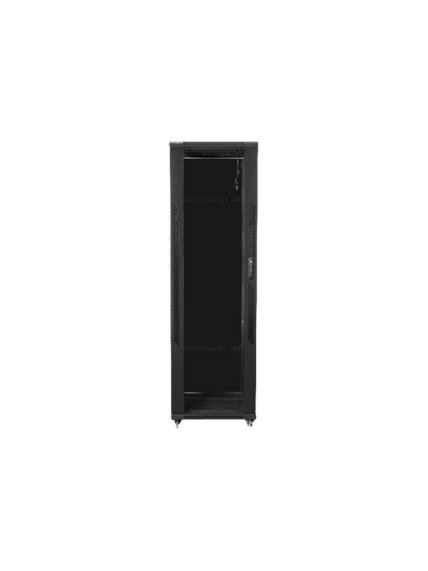 Lanberg | Rack cabinet 19" free-standing 42U/600x1000 (flat pack) | FF01-6042-12B | Black 1 Lanberg | Rack cabinet 19" free-standing 42U/600x1000 (flat pack) | FF01-6042-12B | Black 1