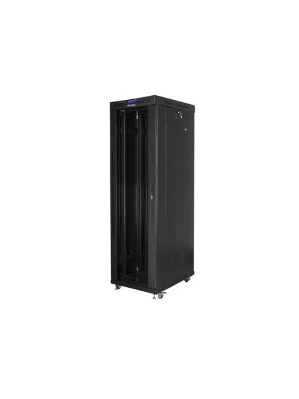 Lanberg | Rack cabinet 19" free-standing 42U/600x1000 (flat pack) with glass door lCD V2 | FF01-6042-12BL | Black Lanberg | Rack cabinet 19" free-standing 42U/600x1000 (flat pack) with glass door lCD V2 | FF01-6042-12BL | Black