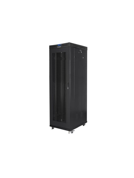 Lanberg | Rack cabinet 19" free-standing 42U/600x1000 (flat pack) with mesh door lCD V2 | FF01-6042-23BL | Black 1 Lanberg | Rack cabinet 19" free-standing 42U/600x1000 (flat pack) with mesh door lCD V2 | FF01-6042-23BL | Black 1