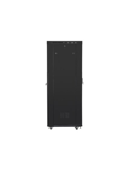 Lanberg | Rack cabinet 19" free-standing 42U/600x1000 (flat pack) with mesh door lCD V2 | FF01-6042-23BL | Black 2 Lanberg | Rack cabinet 19" free-standing 42U/600x1000 (flat pack) with mesh door lCD V2 | FF01-6042-23BL | Black 2