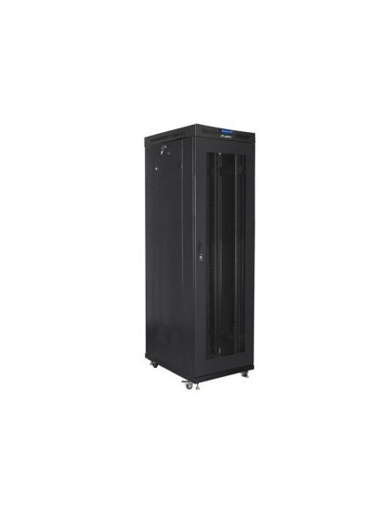 Lanberg | Rack cabinet 19" free-standing 42U/600x1000 (flat pack) with mesh door lCD V2 | FF01-6042-23BL | Black 3 Lanberg | Rack cabinet 19" free-standing 42U/600x1000 (flat pack) with mesh door lCD V2 | FF01-6042-23BL | Black 3