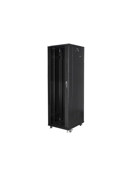 Lanberg | Rack cabinet 19" free-standing 42U/600x1000 (flat pack) with mesh door lCD V2 | FF01-6042-23BL | Black Lanberg | Rack cabinet 19" free-standing 42U/600x1000 (flat pack) with mesh door lCD V2 | FF01-6042-23BL | Black