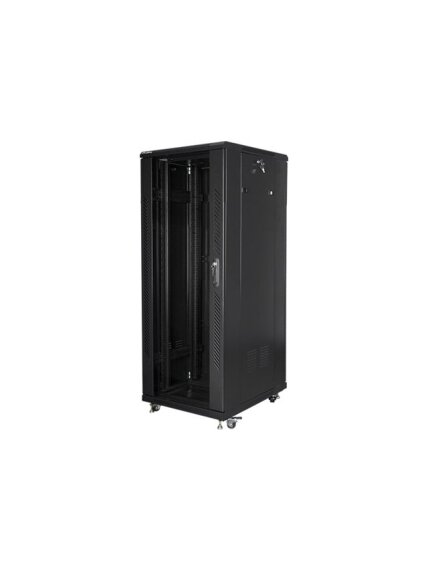 Lanberg | Rack cabinet 19" free-standing 42U/600x800 (flat pack) | FF01-6842-12B | Black