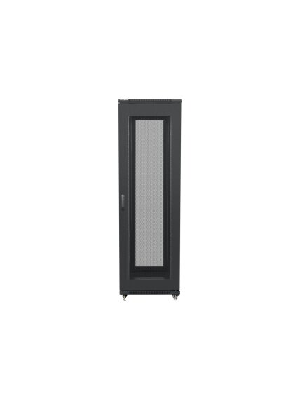 Lanberg | Rack cabinet 19" free-standing 42U/600x800 (flat pack) with mesh door | FF01-6842-23B | Black 1 Lanberg | Rack cabinet 19" free-standing 42U/600x800 (flat pack) with mesh door | FF01-6842-23B | Black 1